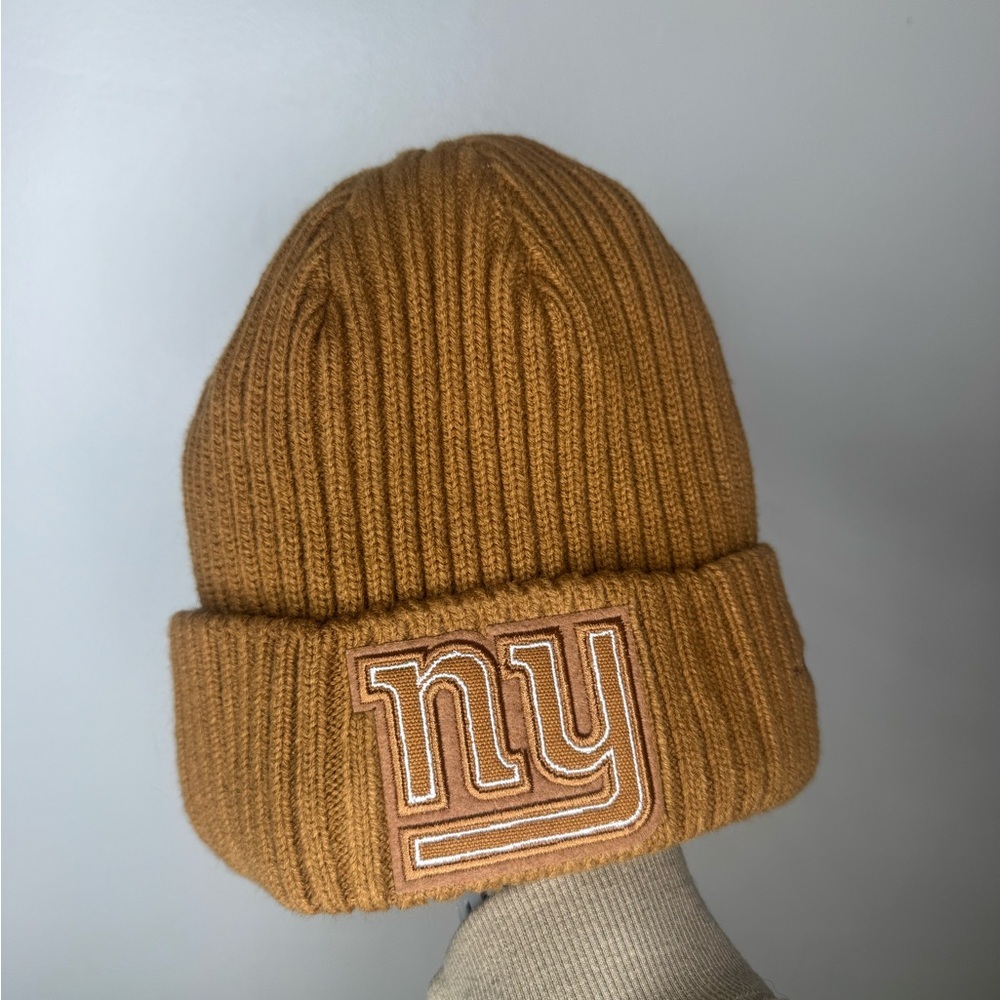 NFL Pro Brown Knit Beanie with Embroidered Logo